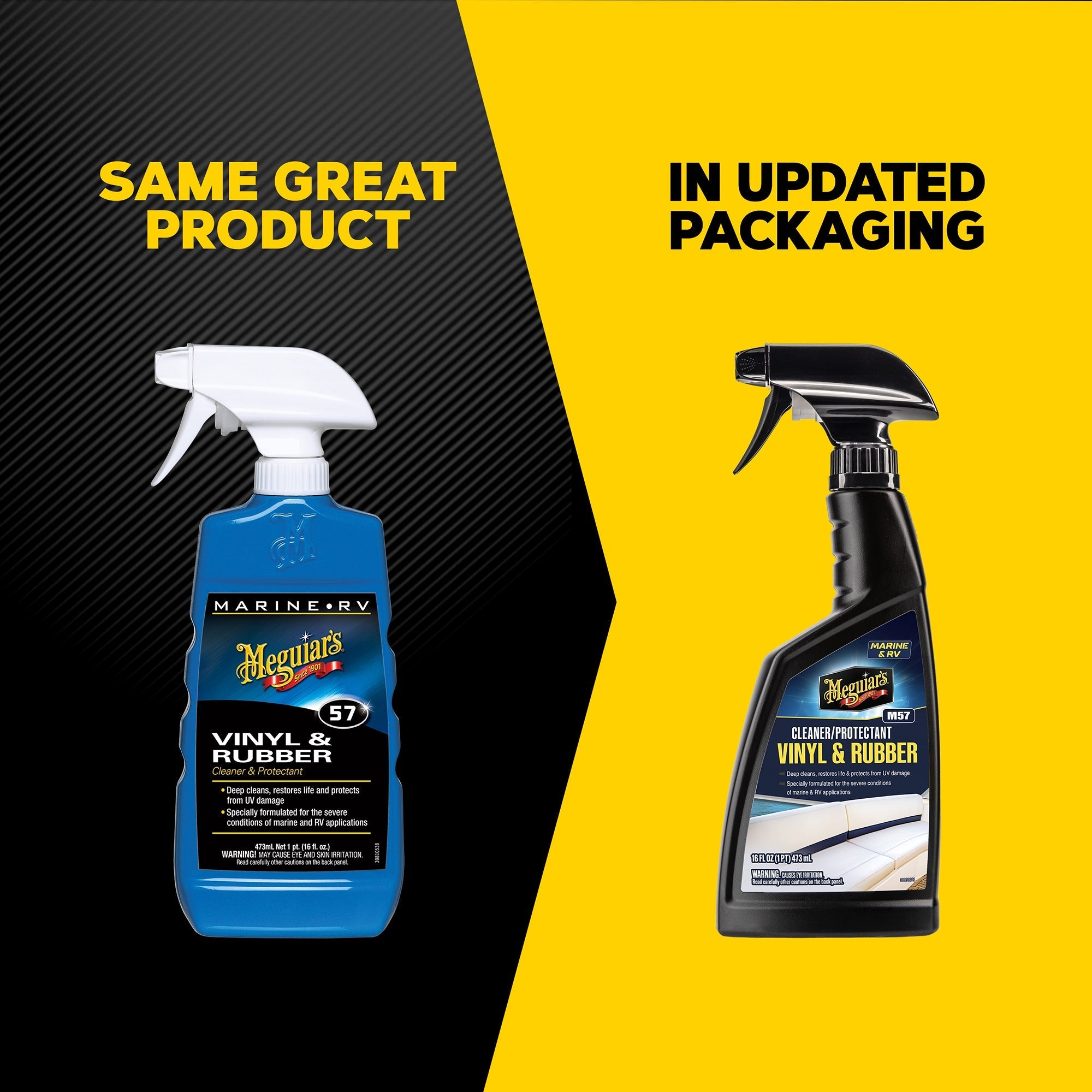 Meguiar's Marine/RV Vinyl & Rubber Cleaner/Conditioner #57, M5716 - 16 oz.