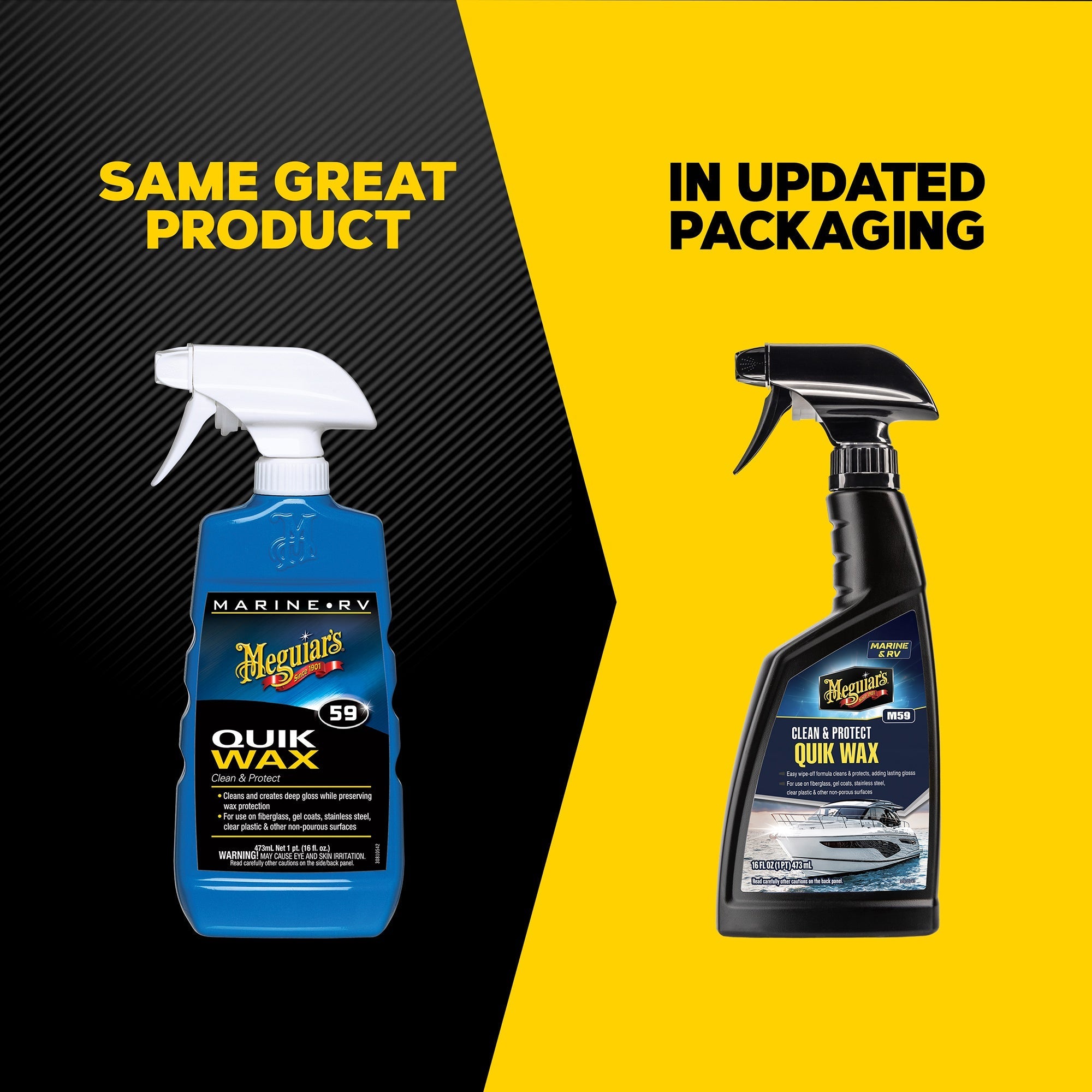 Meguiar's Marine/RV Quik Wax #59, M5916 - 16 oz.