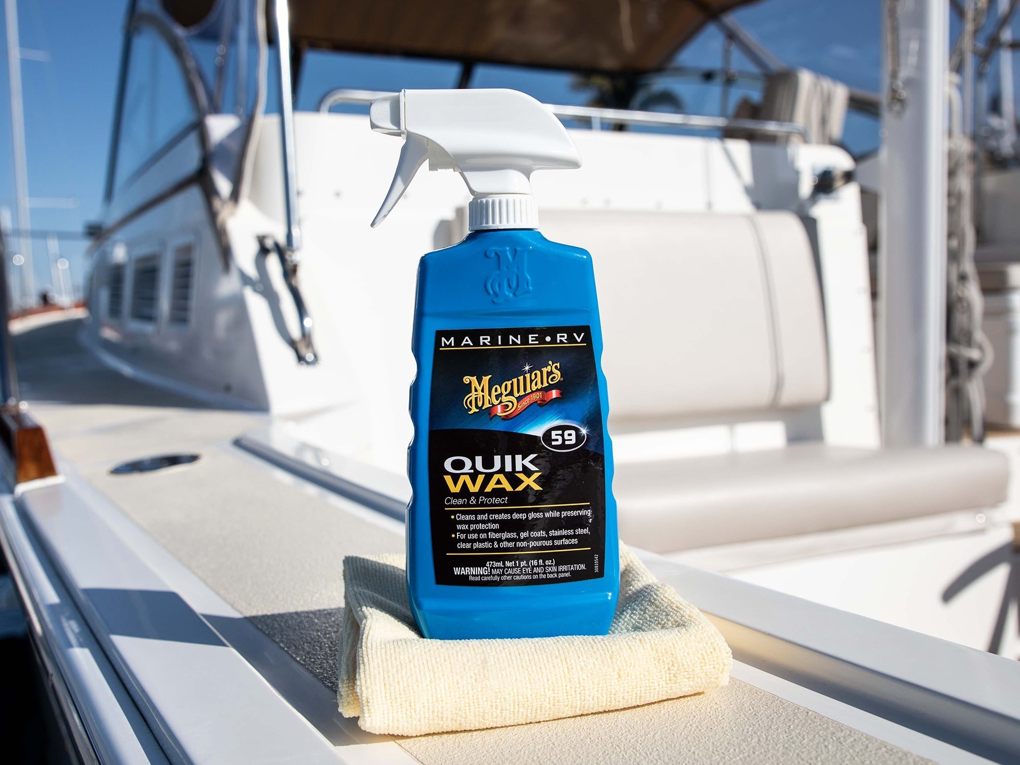 Meguiar's Marine/RV Quik Wax #59, M5916 - 16 oz.