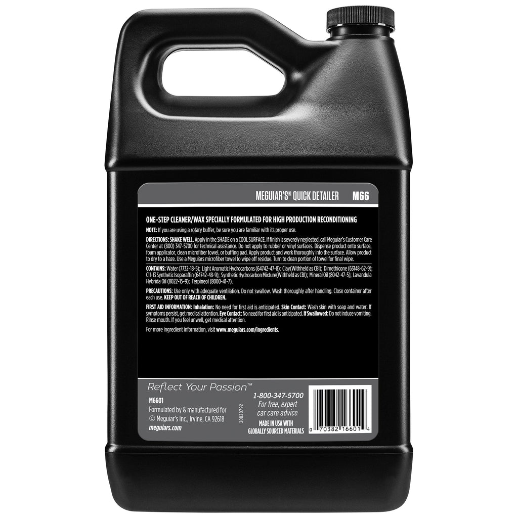 Meguiar's Professional Quick Detailer #66, M6601 - 1 gal.