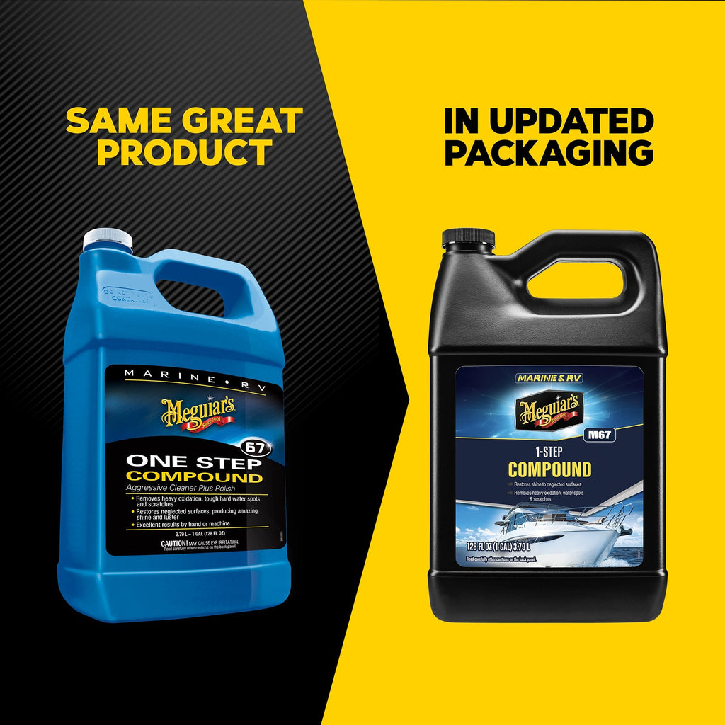 Meguiar's Marine/RV One Step Compound #67, M6701 - 1 gal.