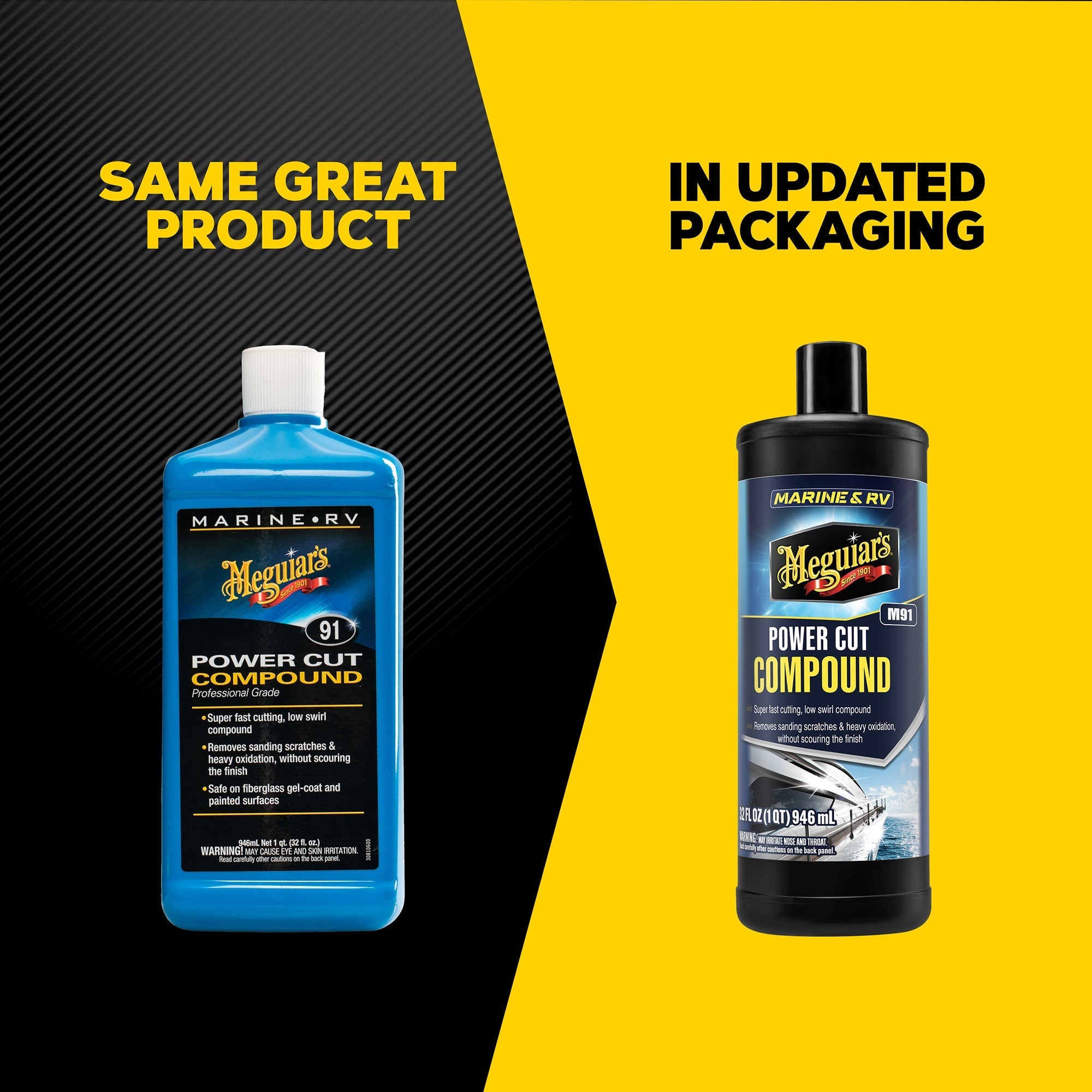 Meguiar's Marine/RV Professional Grade Power Compound #91, M9132 - 32 oz.