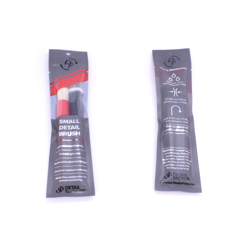 Detail Factory Crevice Brush Set - Black/Red