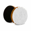 Lake Country Microfiber Light Cutting One Step Pad (OSP) - 2.25", White/Orange (4 pack)