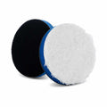 Lake Country Microfiber Cutting Pad - 3.25", White/Blue (2 pack)