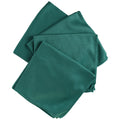 Buff and Shine Microfiber Glass Cleaning Towel - 16" x 16", Dark Green (4 pack)