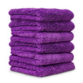 Happy Ending Edgeless Microfiber Towels, 16"x16" 6-Pack