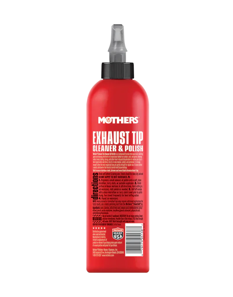 Mothers Exhaust Tip Cleaner & Polish - 8 oz.
