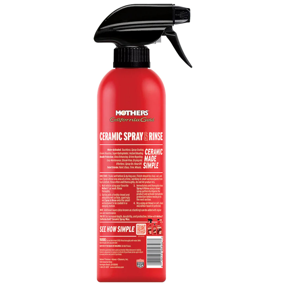 Mothers California Gold Ceramic Spray & Rinse - 16 oz.