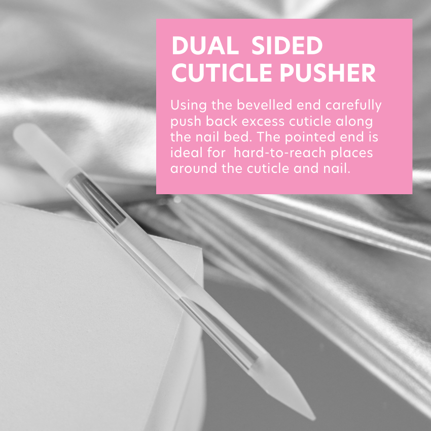 Single Czech Glass Cuticle Pusher