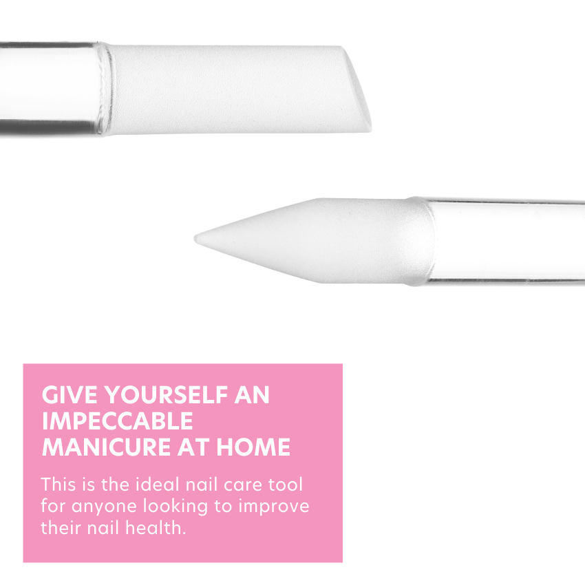 Single Czech Glass Cuticle Pusher