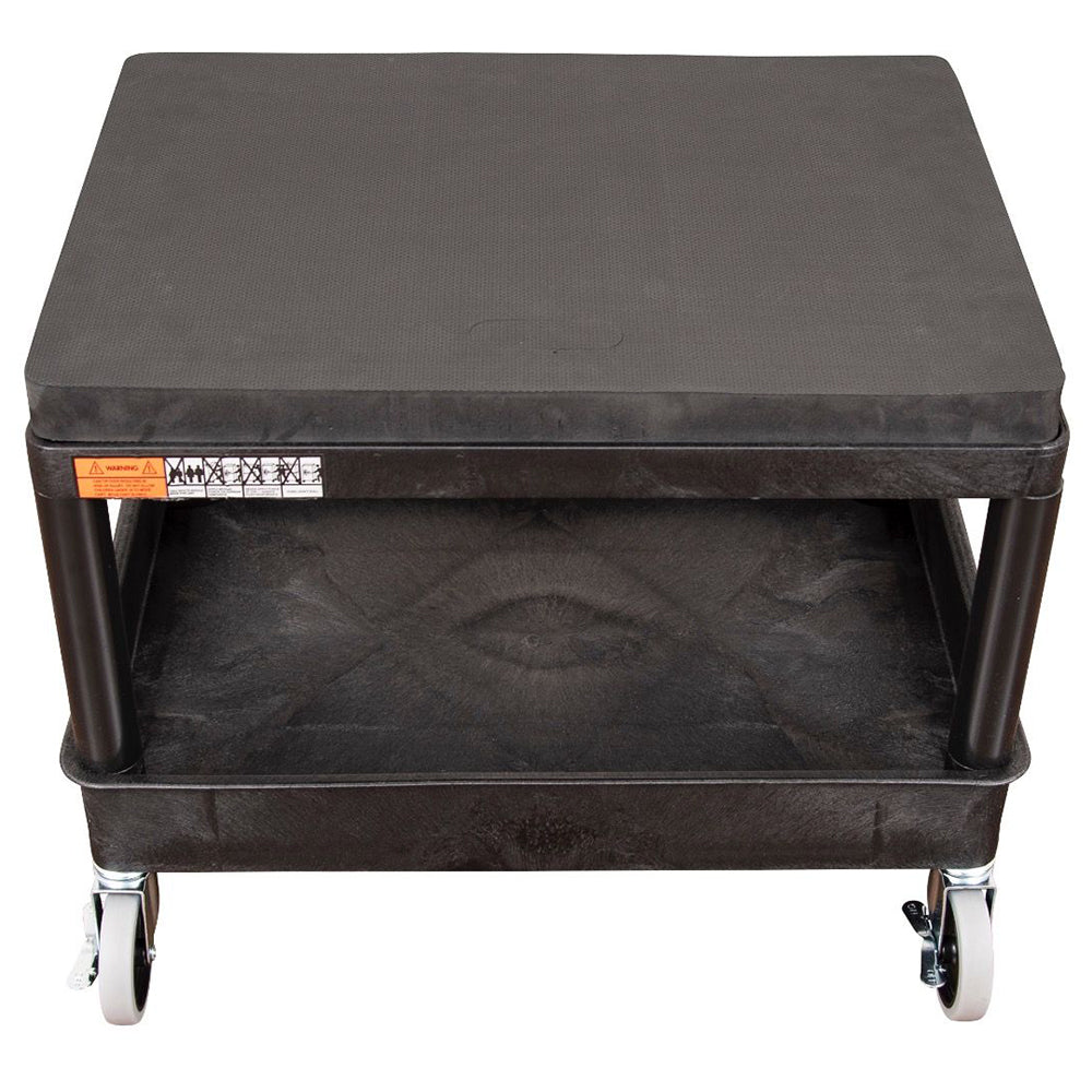 Luxor Mobile Mechanic's Seat - Black
