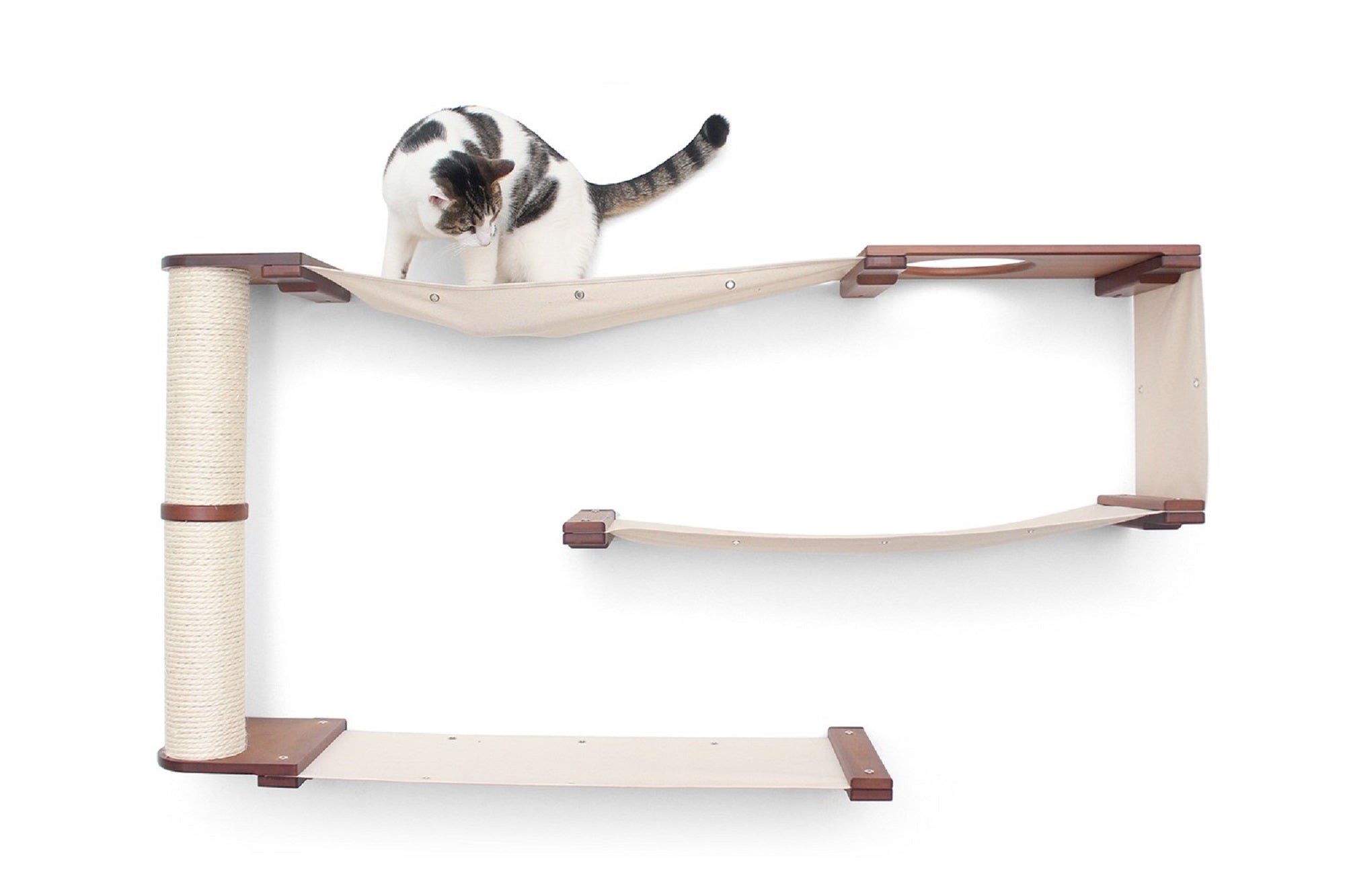 Catastrophic Creations Cat Maze Wall - 3 Tier Cat Tree