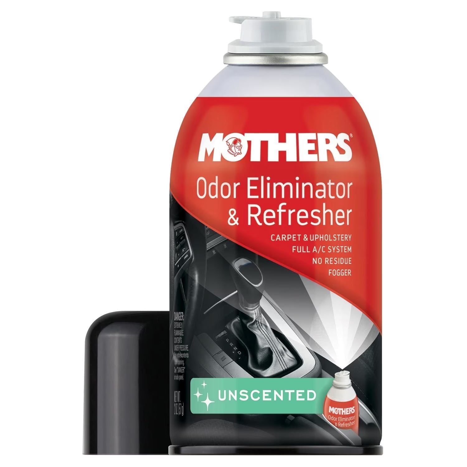 Mothers Odor Eliminator & Refresher, 06810 - Unscented, 2 oz. aerosol