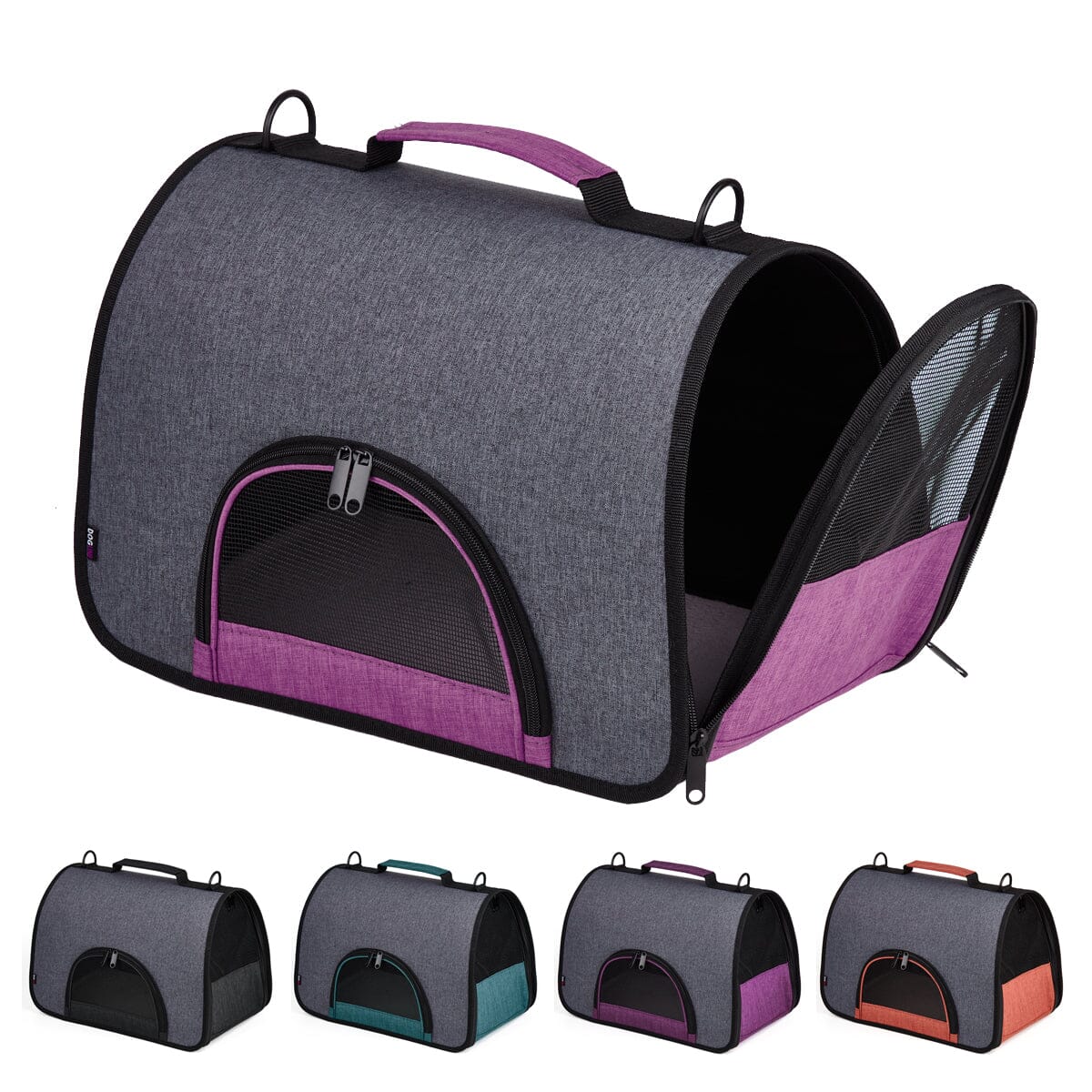 Dogline Dual Color Collapsible Pet Carrier