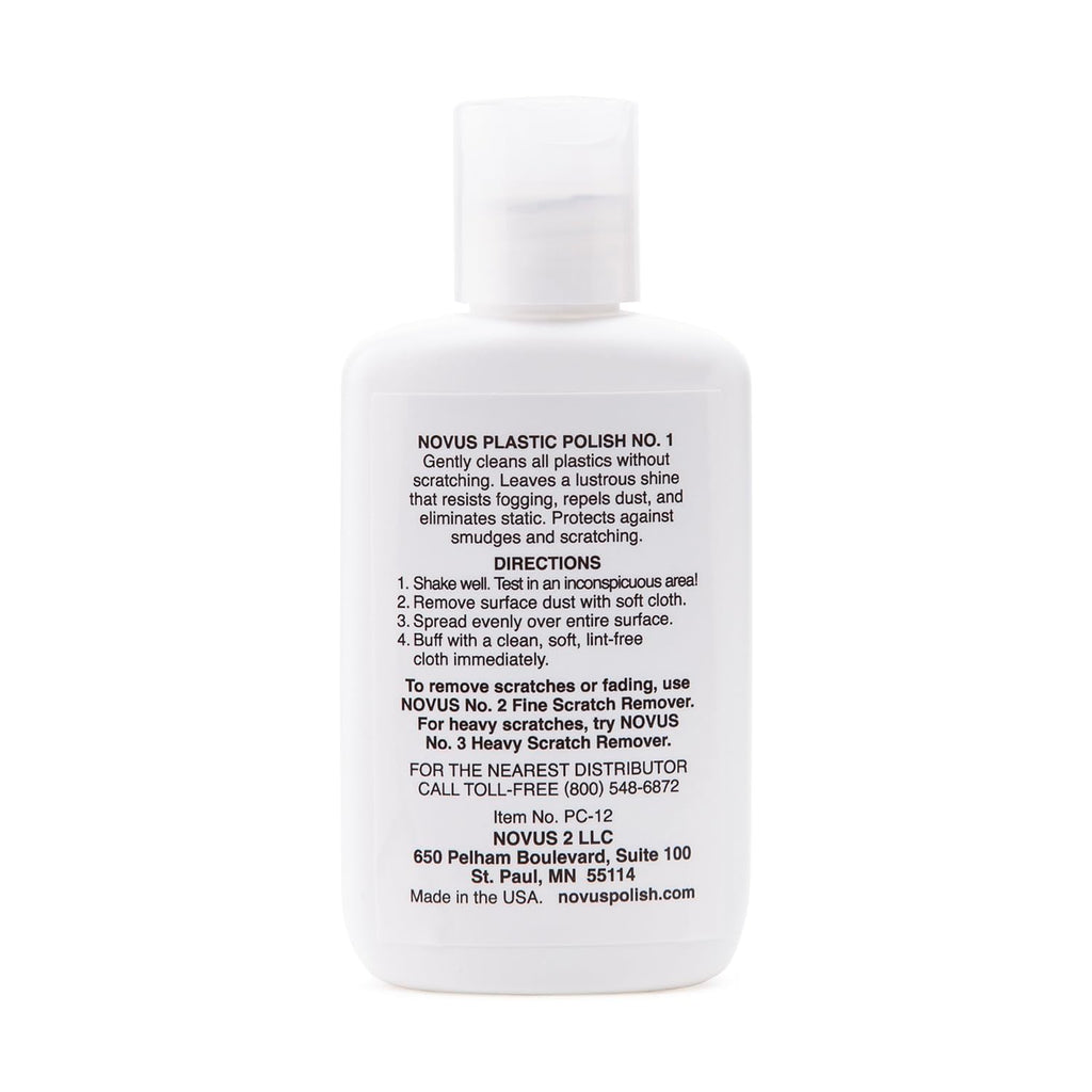 NOVUS Plastic Polish #1: Clean, Shine & Protect - 2 oz.
