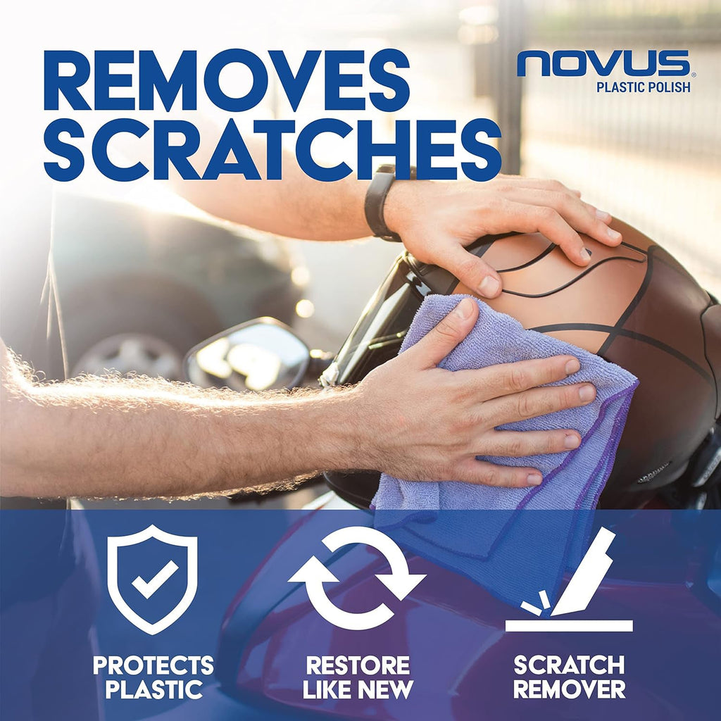 NOVUS Plastic Polish #2: Fine Scratch Remover - 2 oz.
