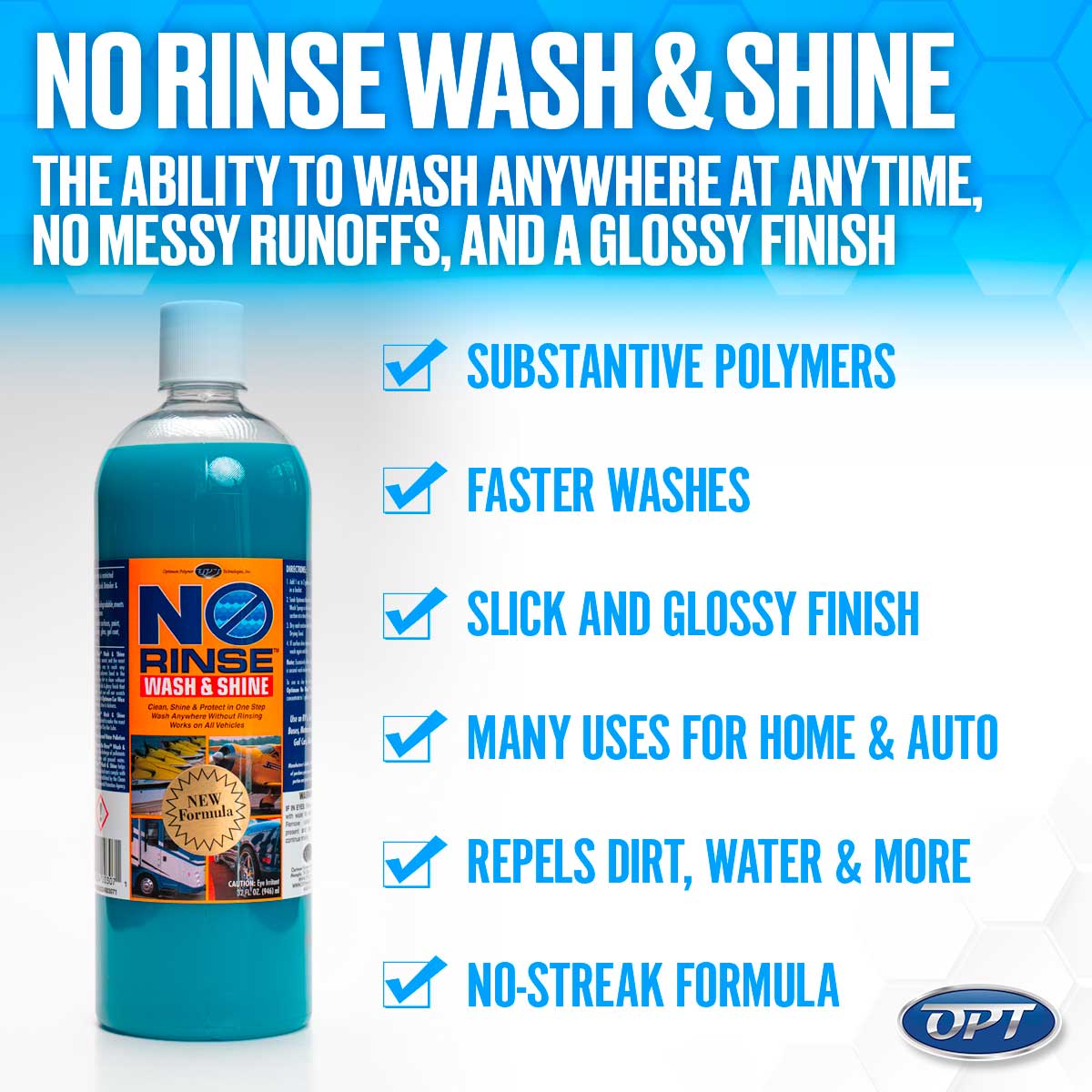 Optimum ONR No Rinse Wash & Shine (v6) - 1 gal.