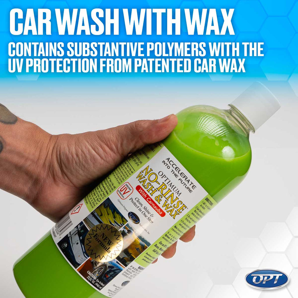 Optimum No Rinse Wash & Wax (Green) - 1 gal.