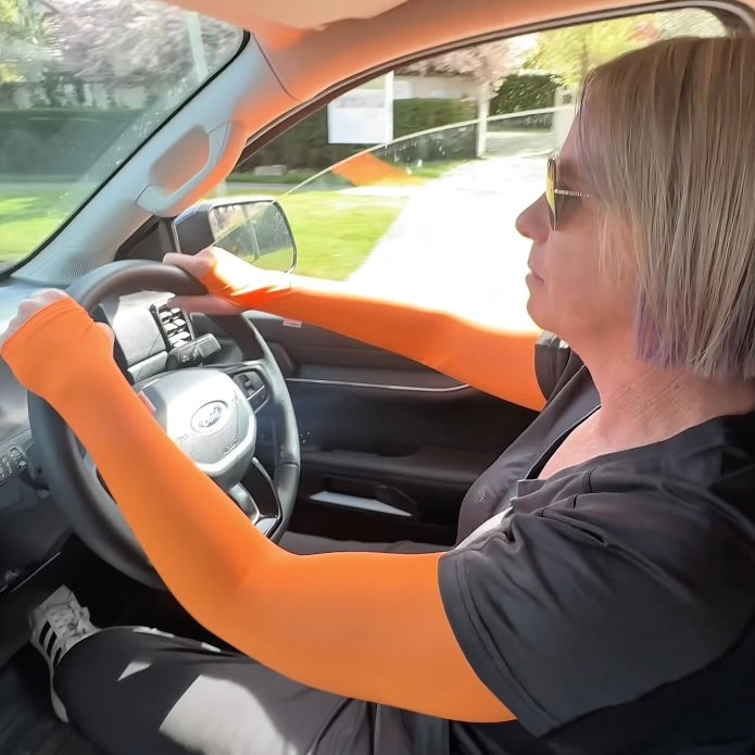 UPF 50+ Driving Sleeve - Orange