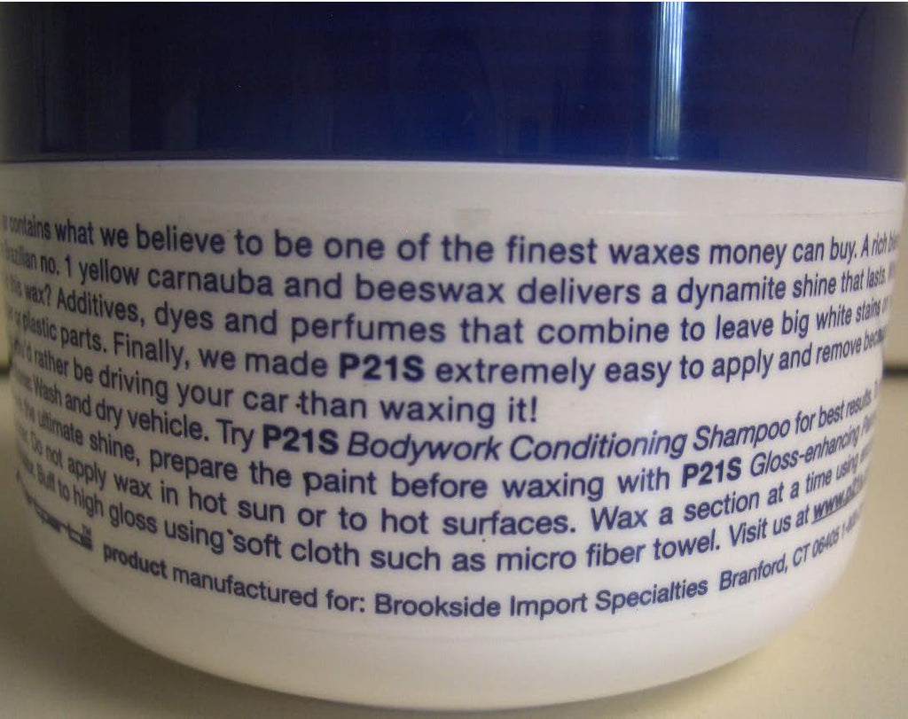 P21S Concours Carnauba Wax - 6.2 oz.