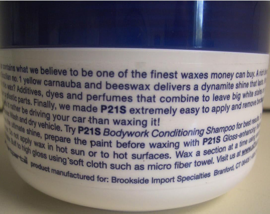 P21S Concours Carnauba Wax - 6.2 oz.