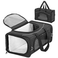 PETSFIT Two-Way Placement Dog Carrier Airline Approved Small Animals Carriers for Kittens