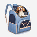 PETSFIT Vira Blazer Denim Backpack for Pets