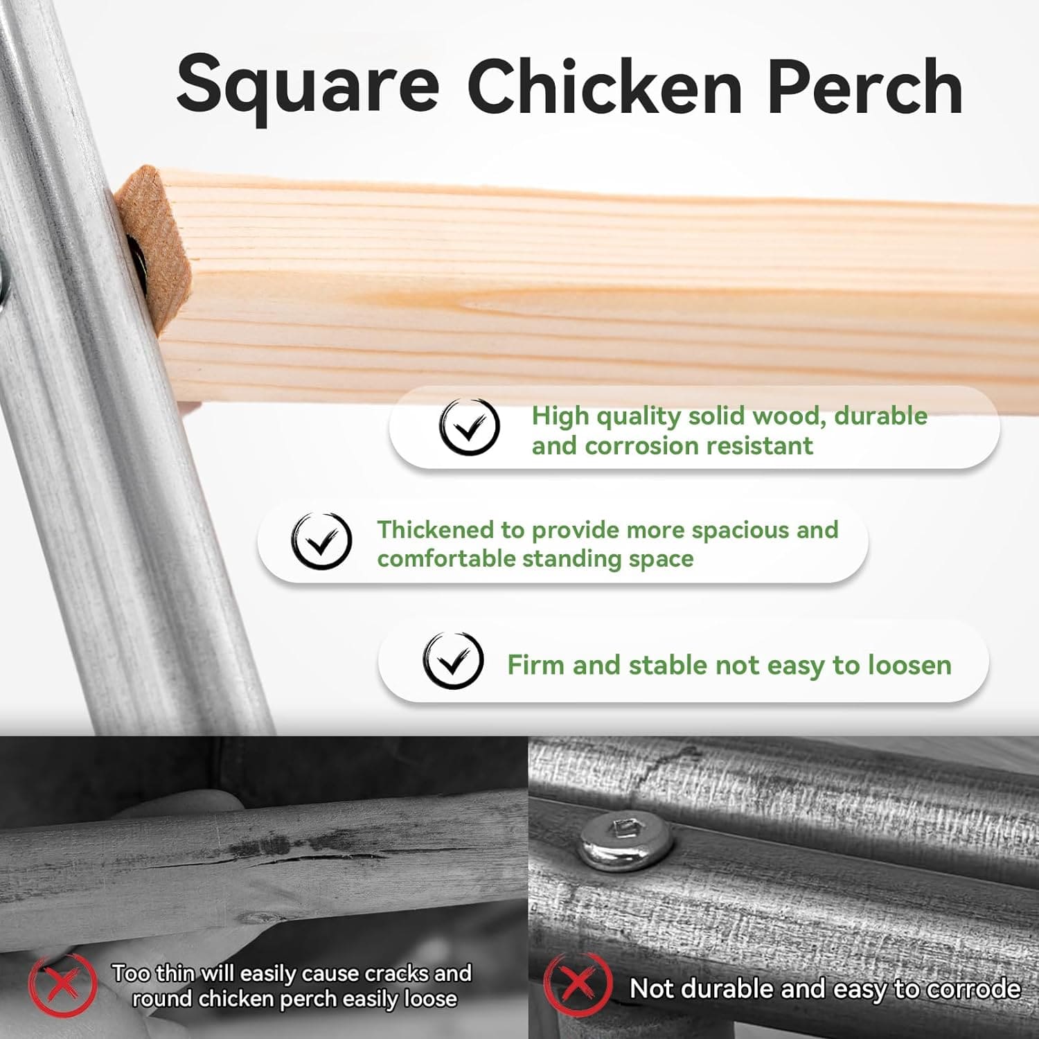 PETSFIT Chicken Roosting Perch