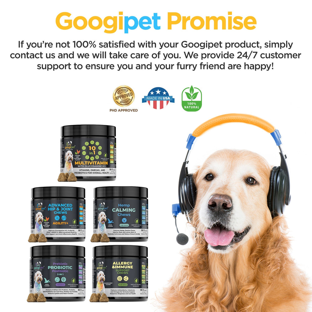 Googipet Agility+ Advanced Hip and Joint Chews for Dogs