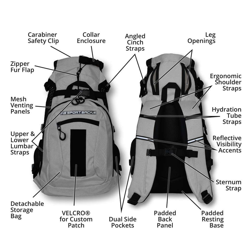 K9 Sportsack Plus 2 | Dog Carrier with Removable Storage