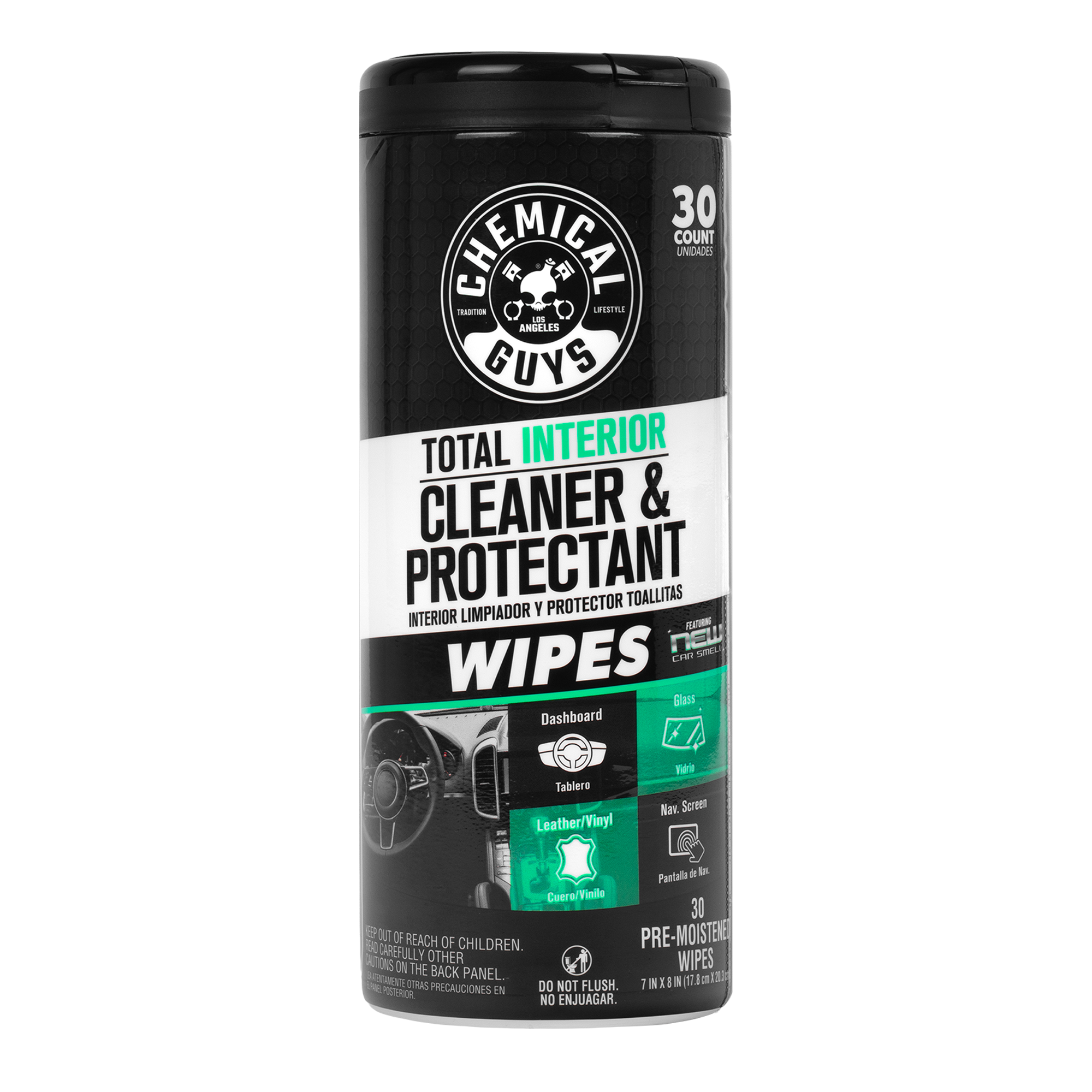 Total Interior Cleaner & Protectant Canister Wipes