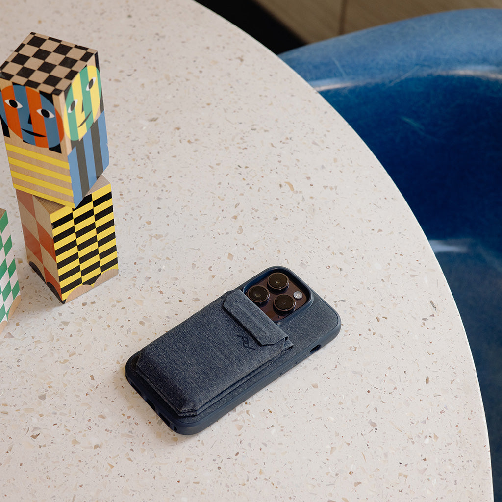 Mobile Wallet | Stand Wallet | Sage | Fabric