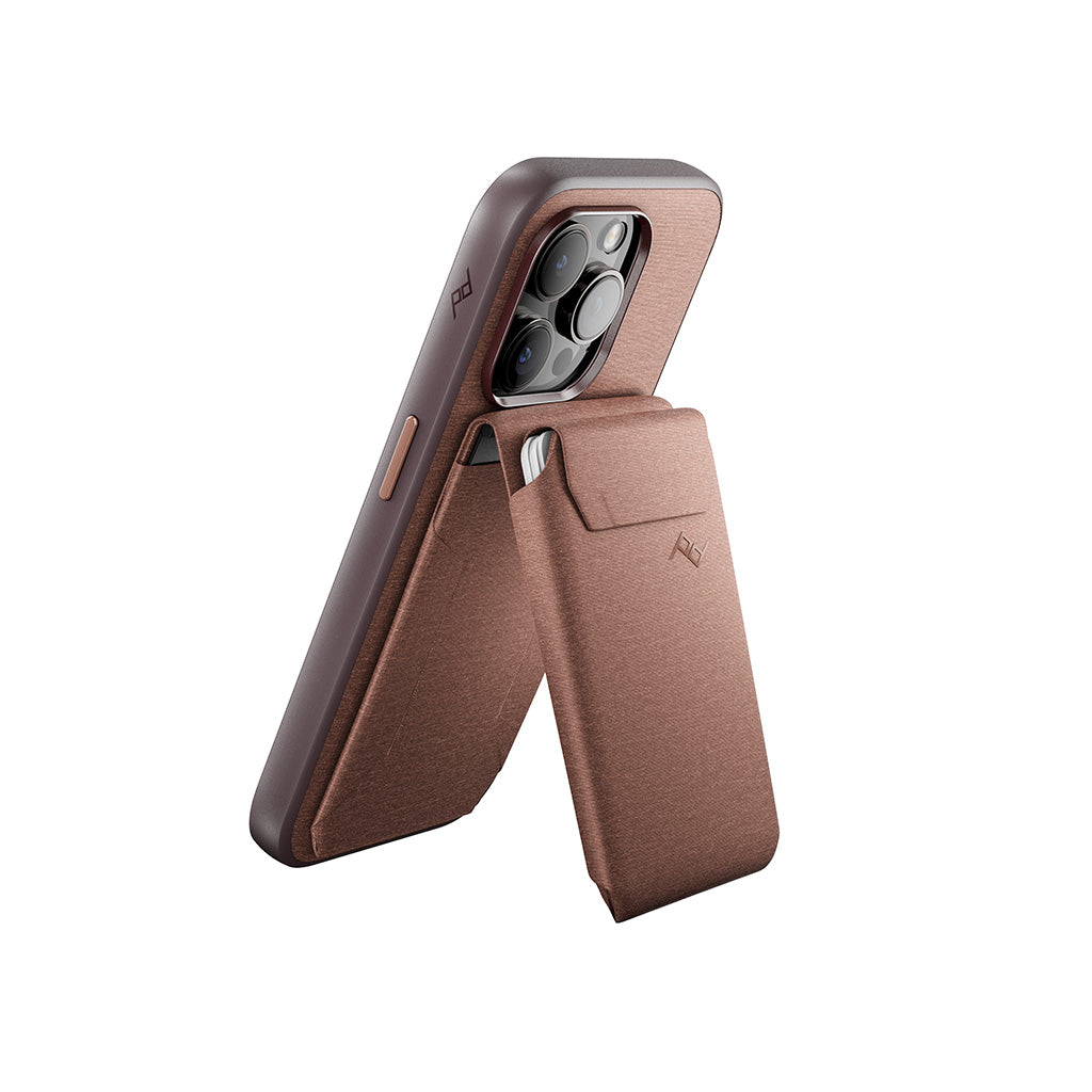 Mobile Wallet | Stand Wallet | Redwood | Fabric