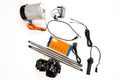 Pedicab axle motor conversion set
