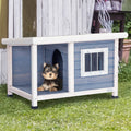 PETSFIT Outdoor  Dog House Wooden for Small Dogs