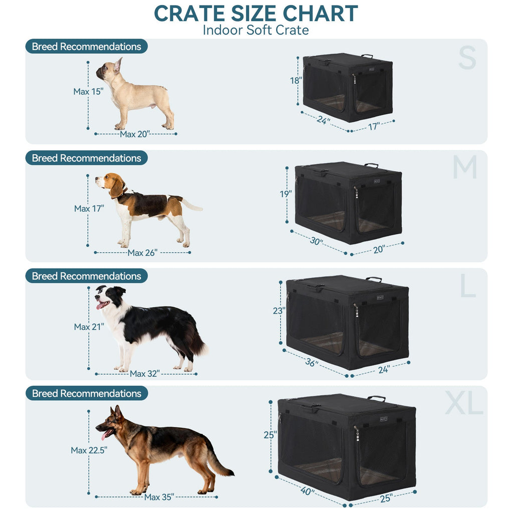 PETSFIT Travel Dog Crate Dog Kennel