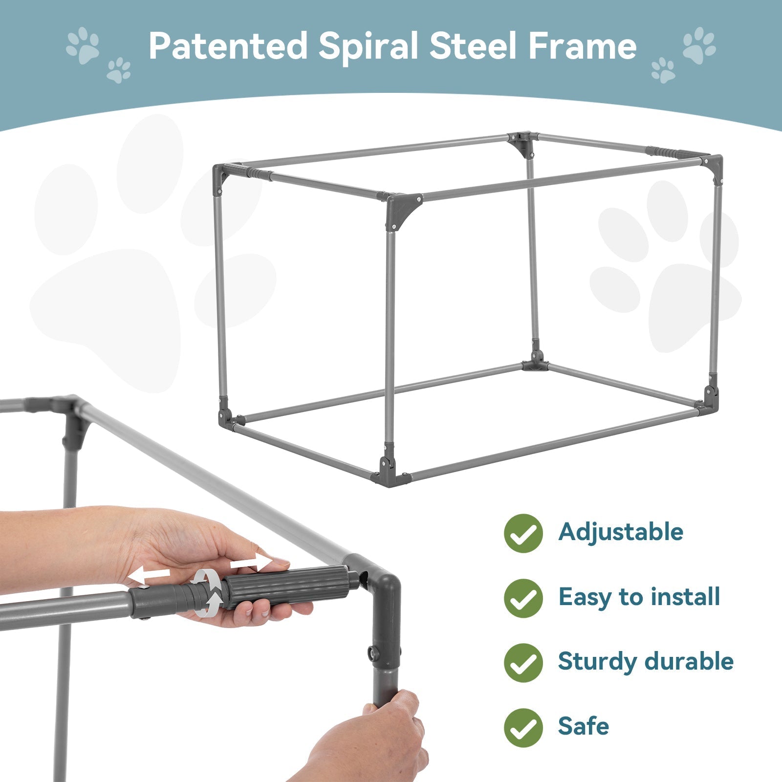 PETSFIT Travel Dog Crate Dog Kennel