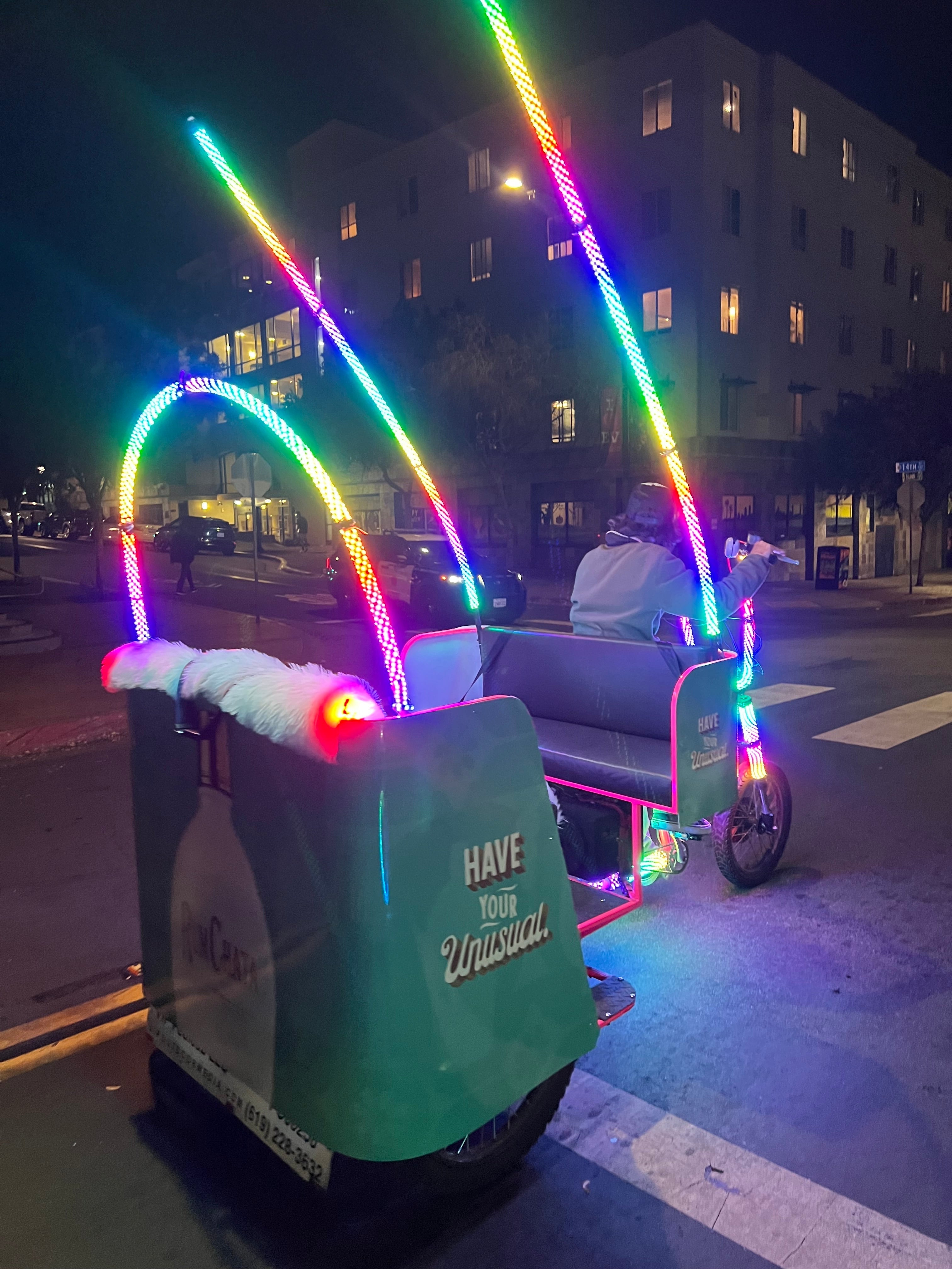 Electric Six-Seater Pedicab -Class 2 E-Bike