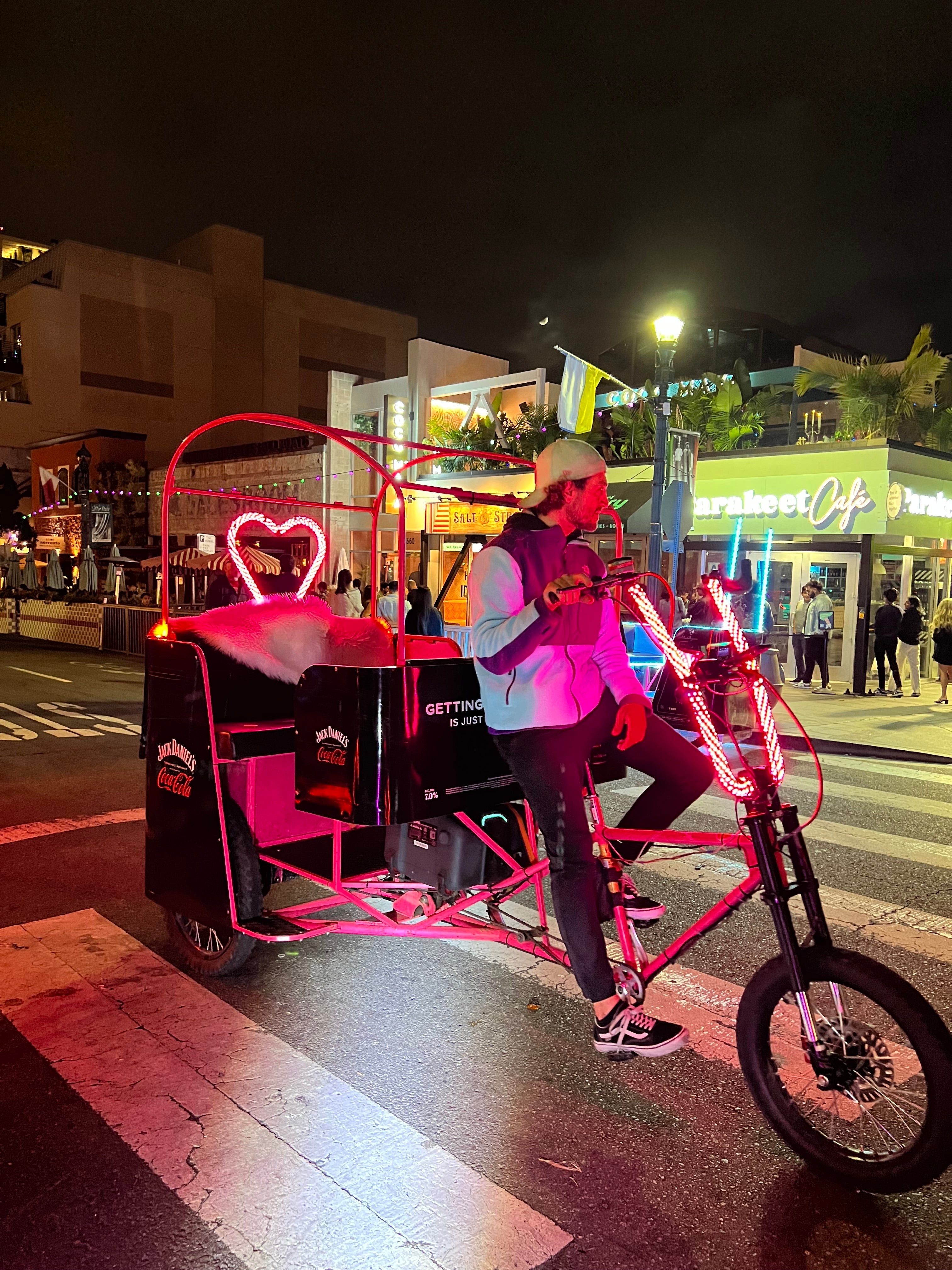 Electric Six-Seater Pedicab -Class 2 E-Bike