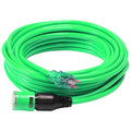 Pro Lock 12/3 SJTW Lighted Extension Cord with CGM - 50 ft., Green