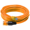 Pro Lock 12/3 SJTW Lighted Extension Cord with CGM - 50 ft., Orange