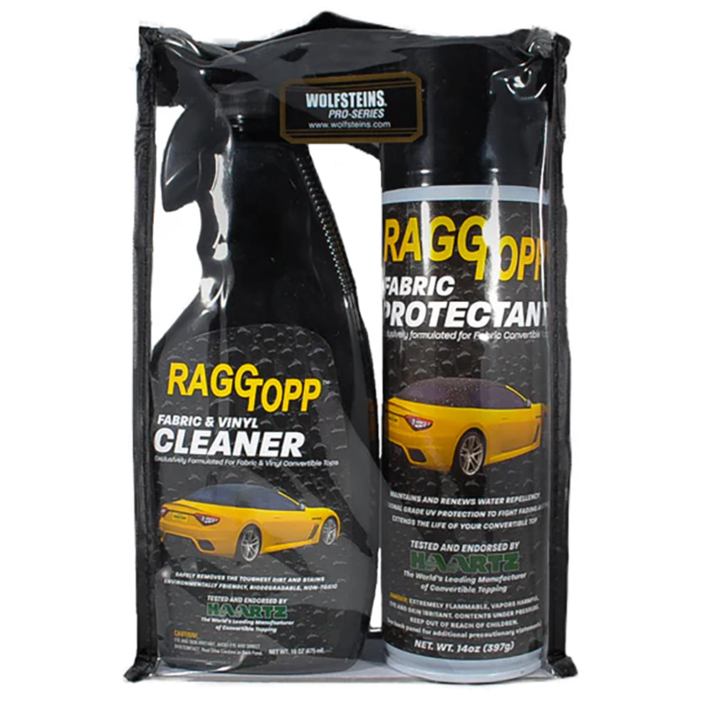 RaggTopp Convertible Top Fabric Cleaner & Protectant Kit