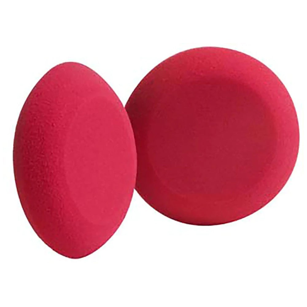 Buff and Shine Wax & Sealant Applicator with Tapered Edge - 5", Red (2 pack)