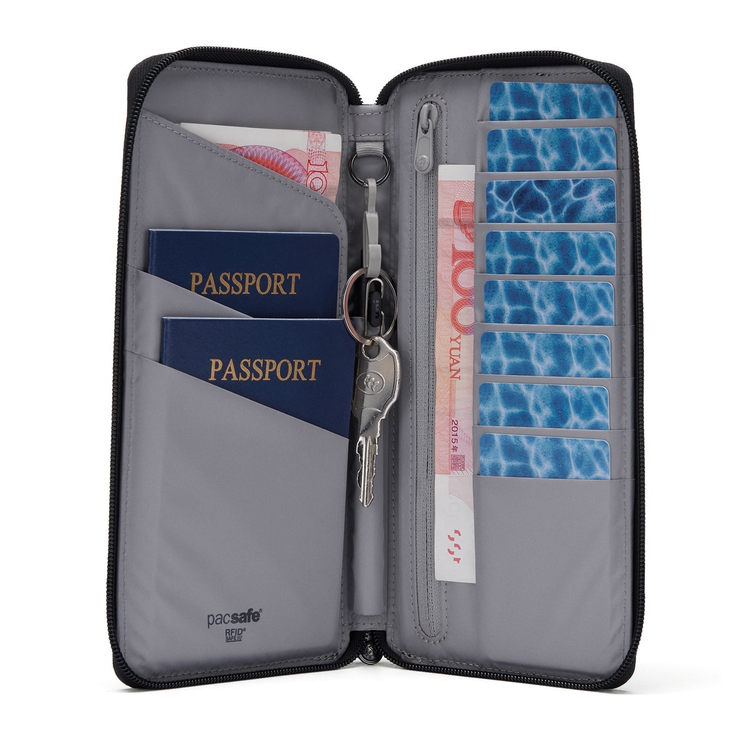 RFIDsafe® RFID 屏蔽旅行銀包