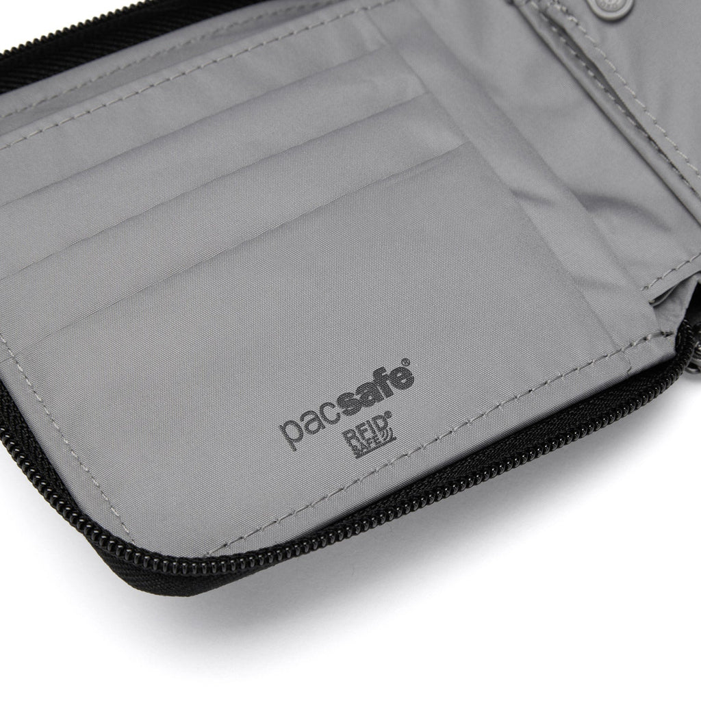 RFIDsafe® RFID 屏蔽拉鏈銀包