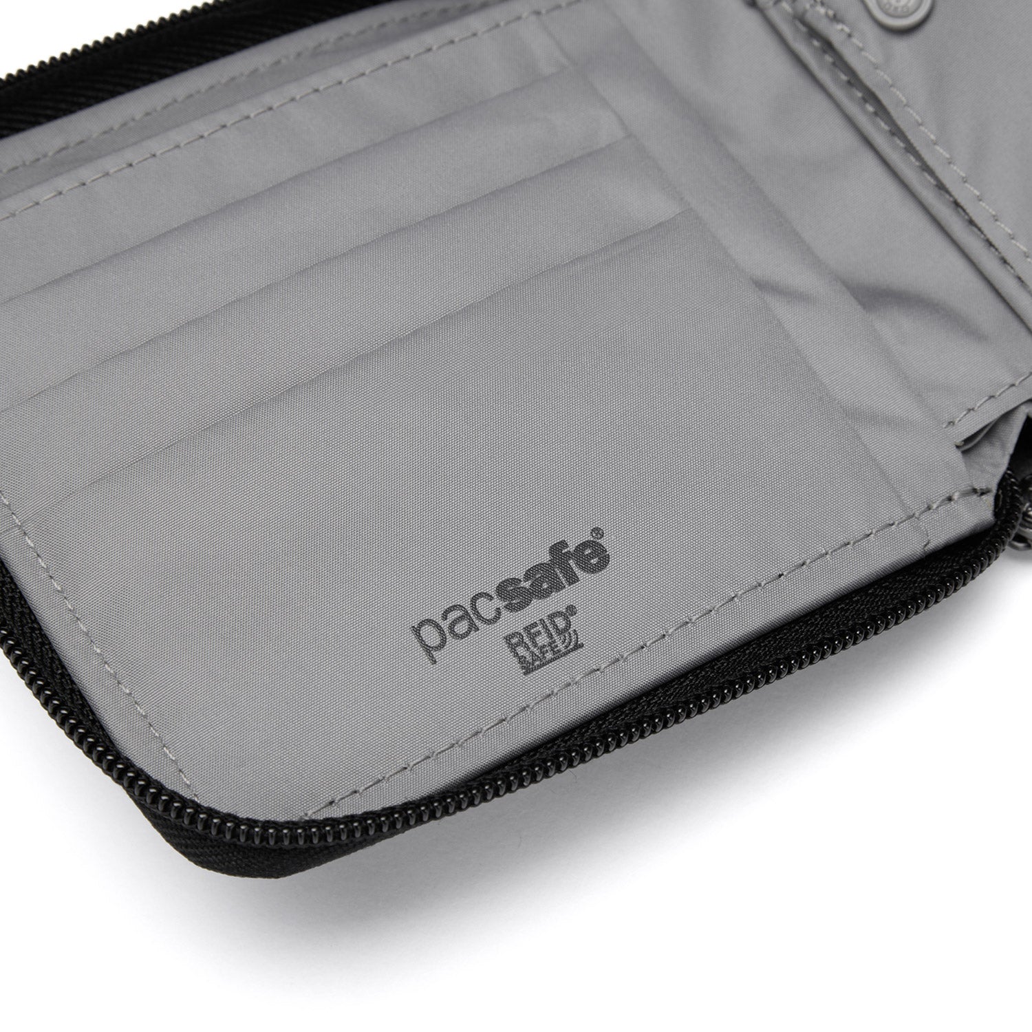 RFIDsafe® RFID 屏蔽拉鏈銀包