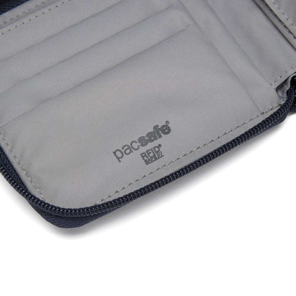 RFIDsafe® RFID 屏蔽拉鏈銀包