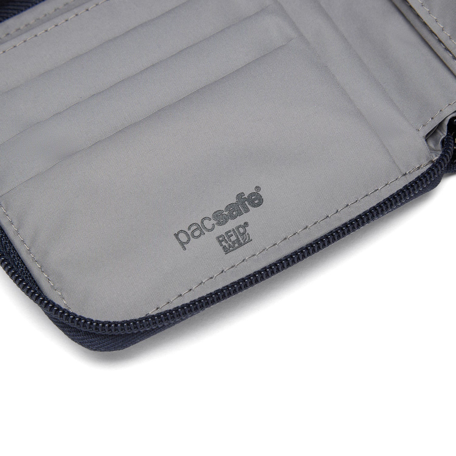 RFIDsafe® RFID 屏蔽拉鏈銀包