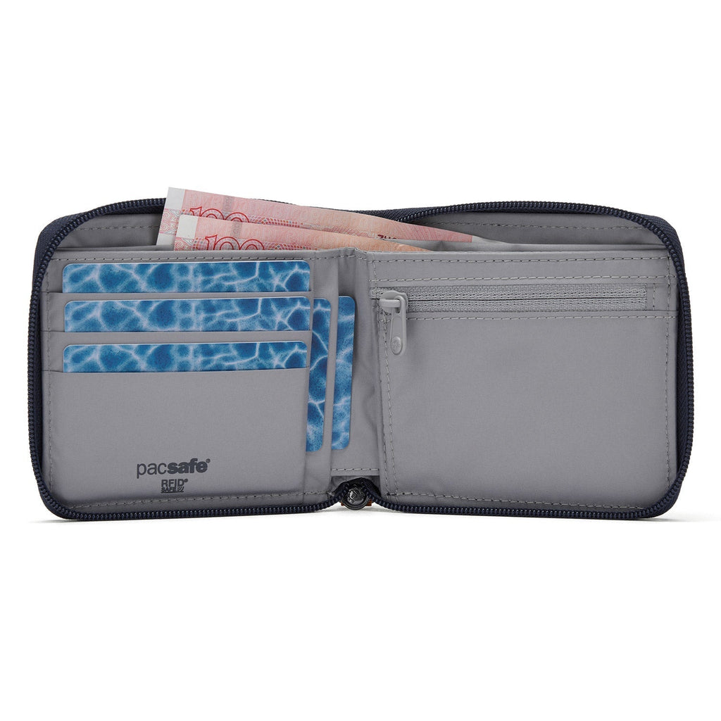 RFIDsafe® RFID 屏蔽拉鏈銀包